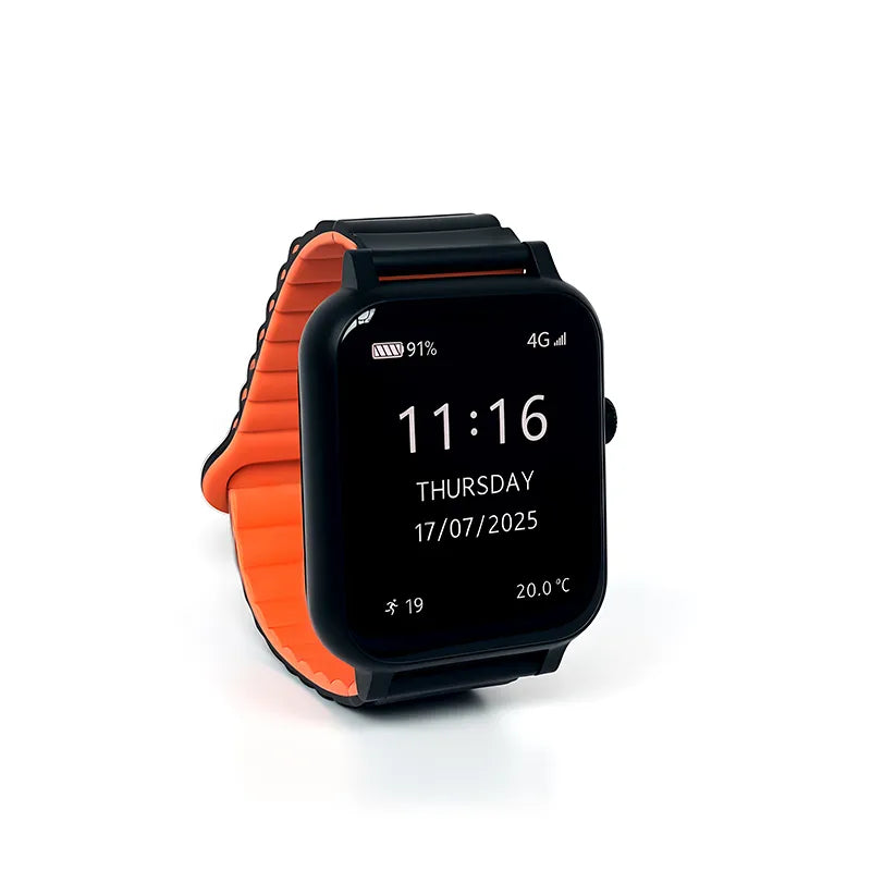 FallGuard Watch 4G SOS Elderly Smart Slim Watch